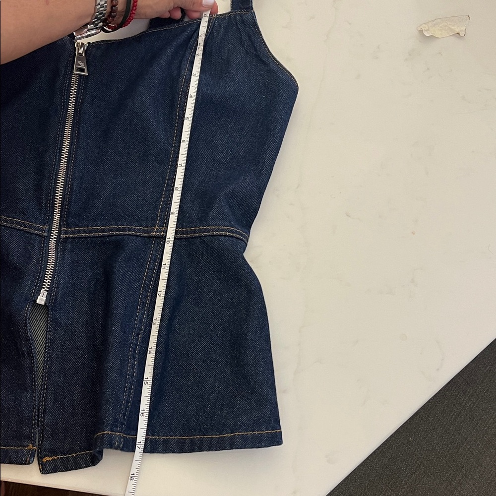 Anthropologie Reformation Zeta Denim Top - Picture 11 of 11